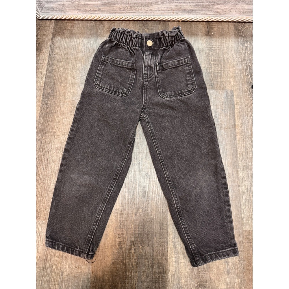 Zara Kids Black Washed Denim Jeans